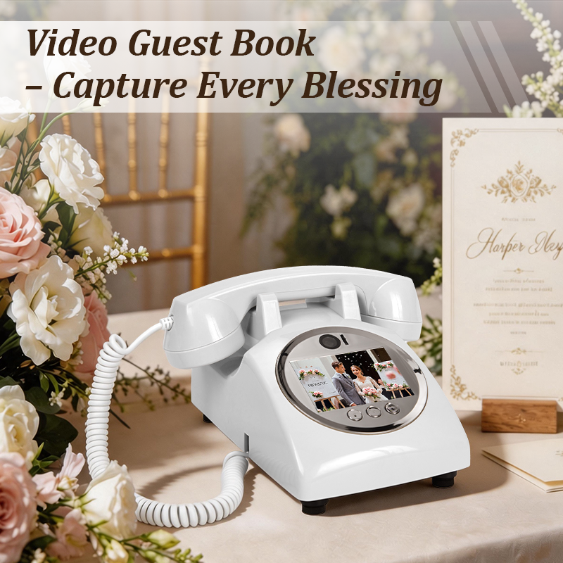 Audio Guestbook Wedding Phone  - Wedding Supply Factory บทวิจารณ์และราคา