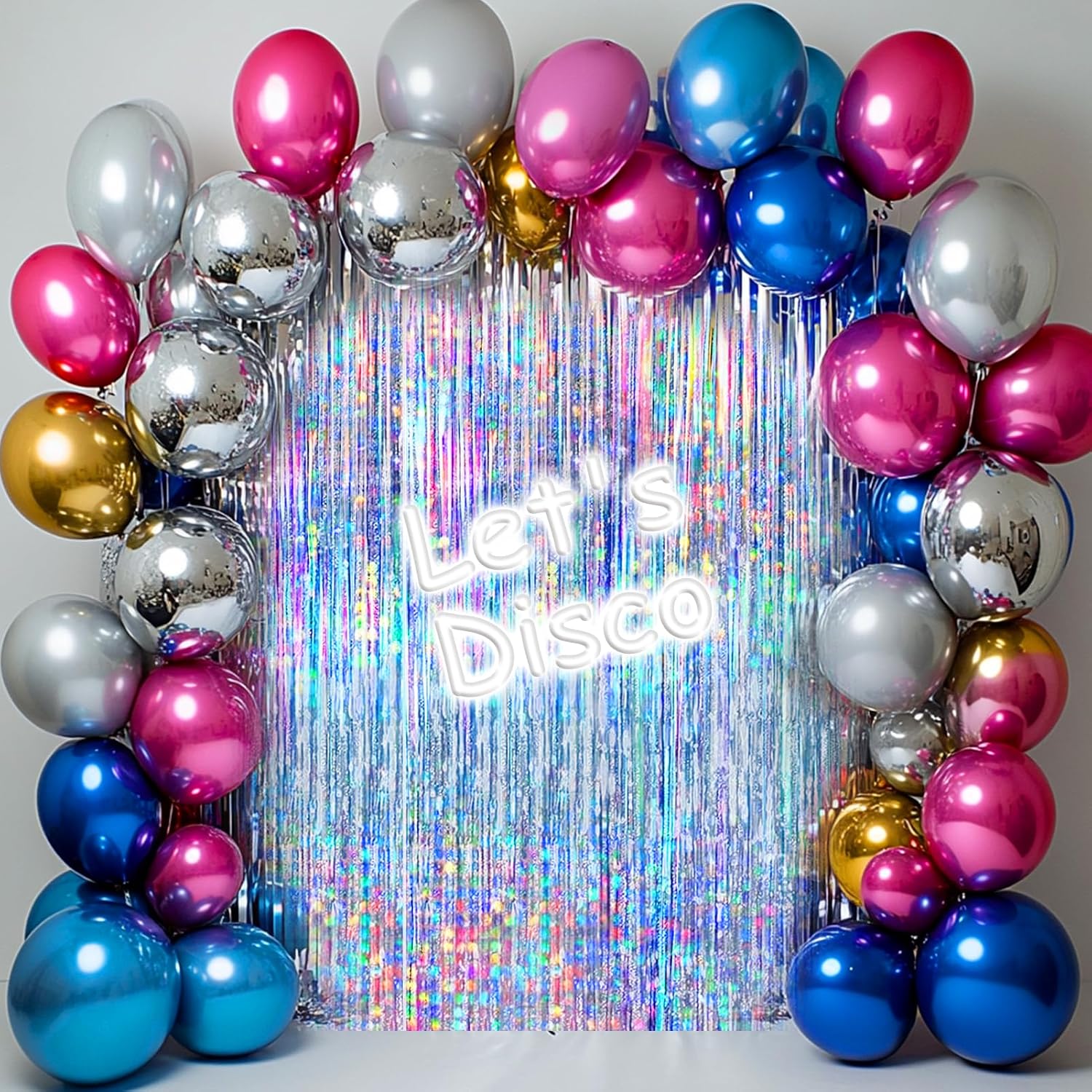 4 Packs Silver Foil Fringe Cur - Wedding Supply Decor บทวิจารณ์และราคา