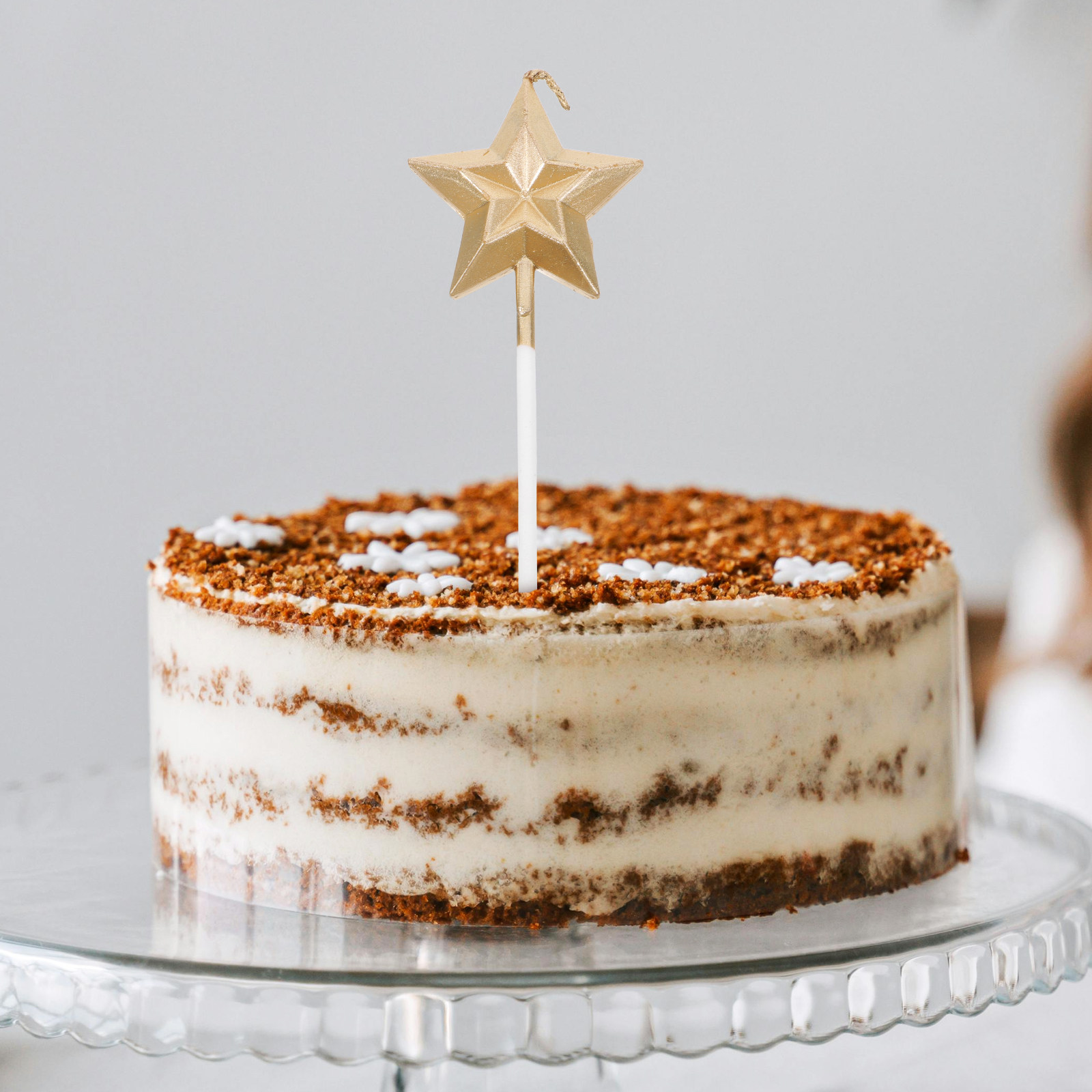 8Pcs Glitter Metallic Birthday - Wedding Cake Supply บทวิจารณ์และราคา