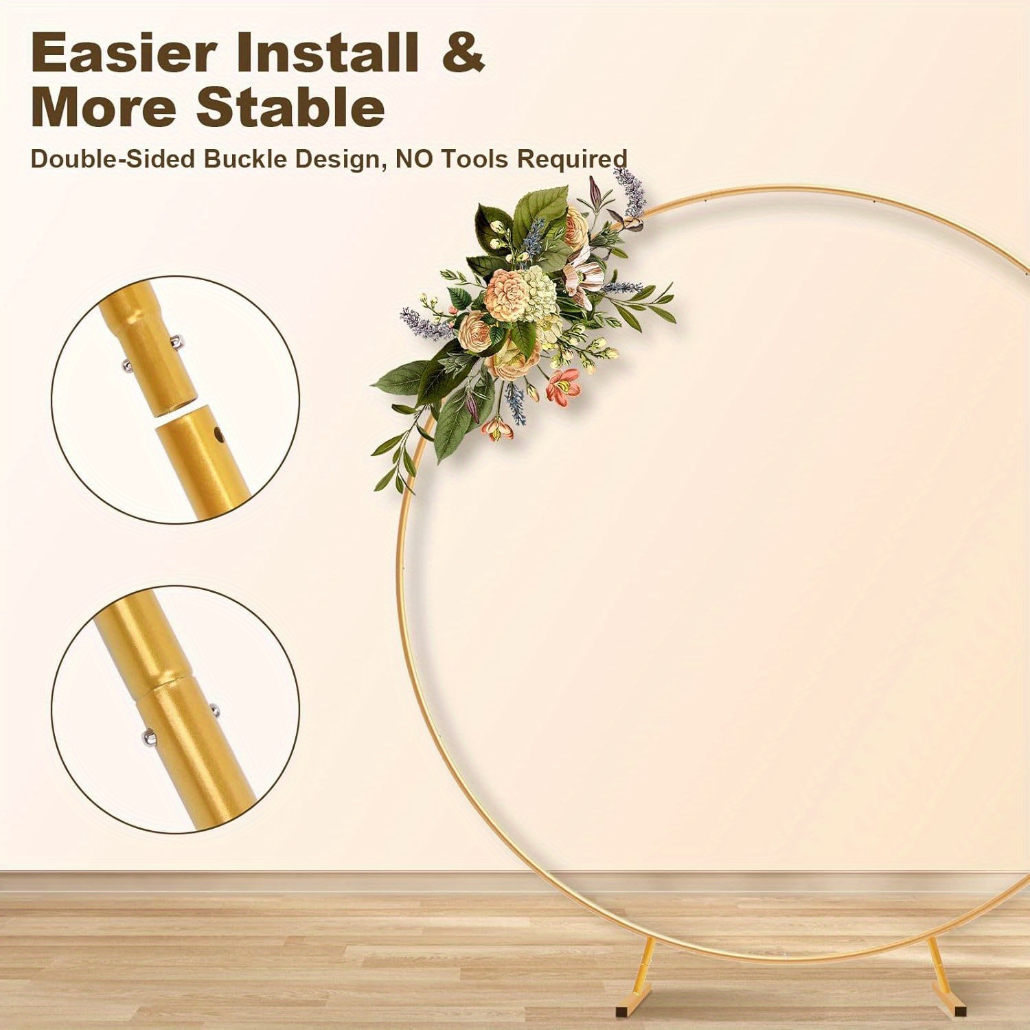 5.9-6.6-7FT Metal Circular Bal - Wedding Balloon Arch บทวิจารณ์และราคา