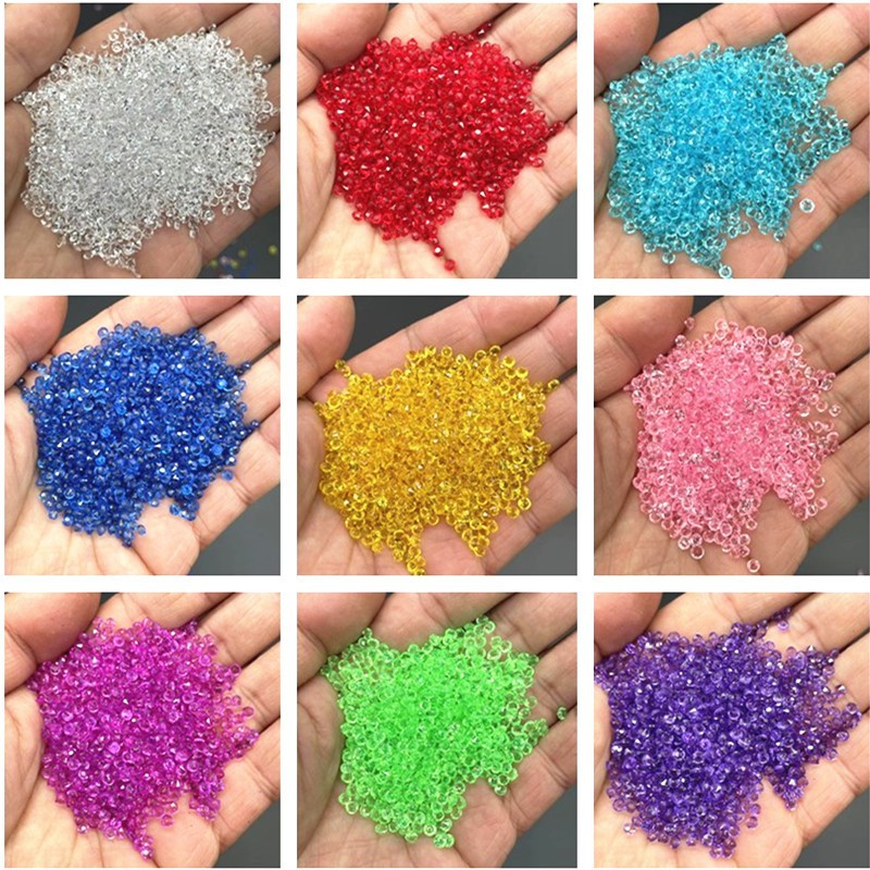 3000pcs Mini Crystal Faux Diam - Wedding Supply Decor บทวิจารณ์และราคา