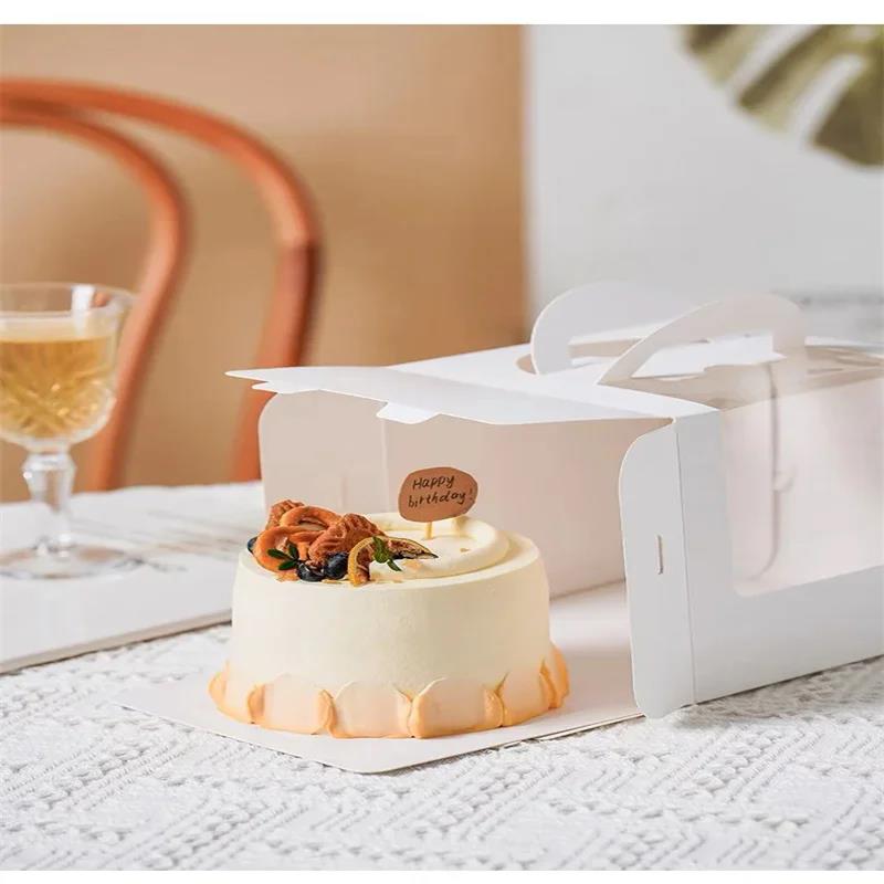 10Pcs Cake Box with Clear Wind - Wedding Cake Supply บทวิจารณ์และราคา