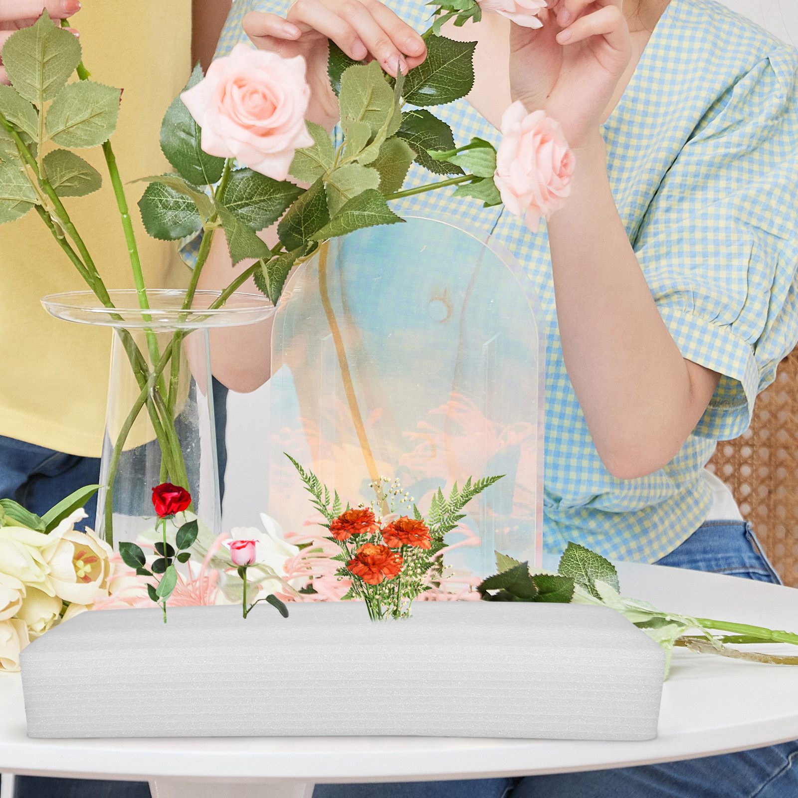Foam Flower Insert Block Flori - Wedding Supply Decor บทวิจารณ์และราคา