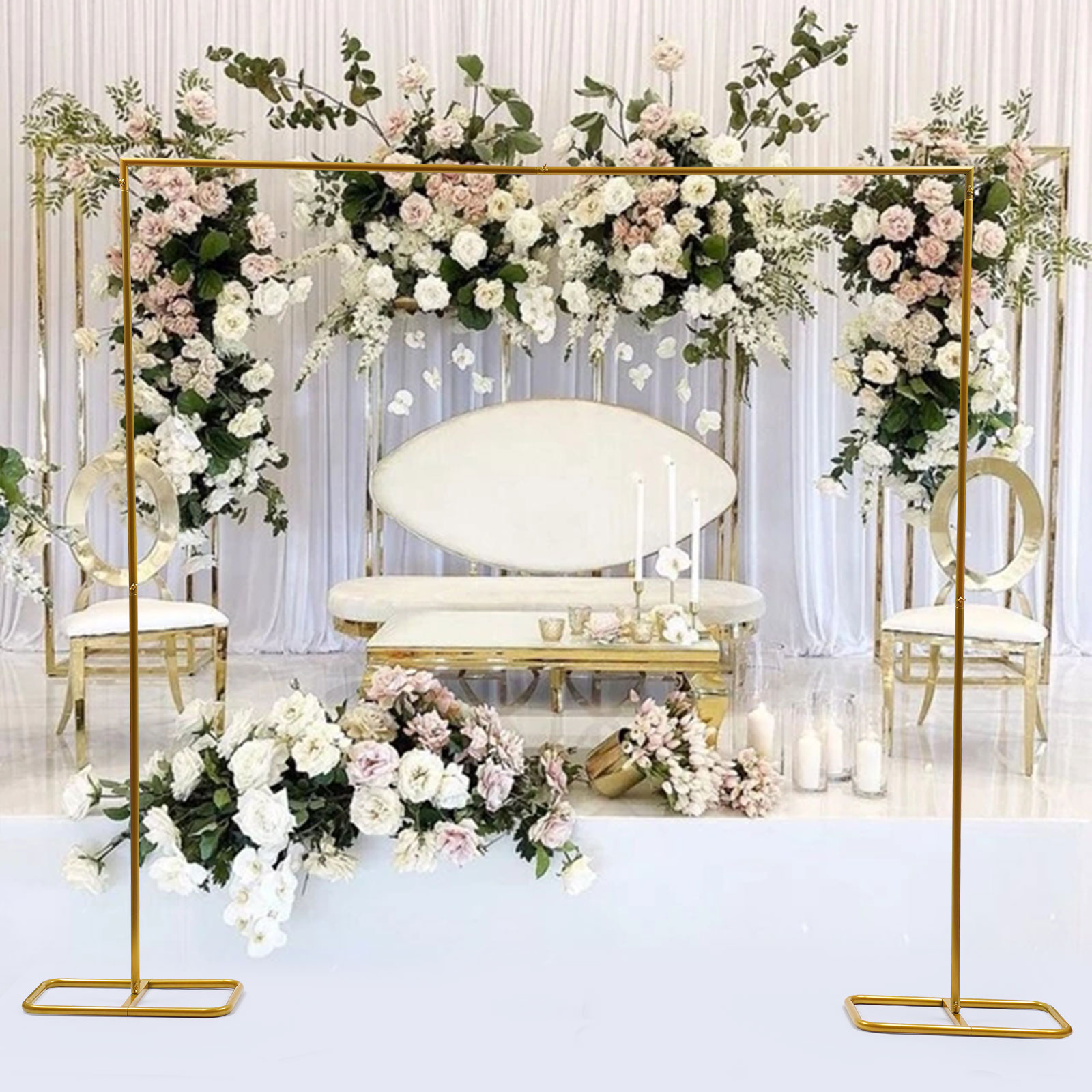 2.1x2m / 79x83inch Gold Weddin - Wedding Balloon Arch บทวิจารณ์และราคา