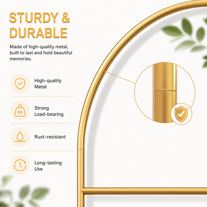 Open Arch Backdrop Stand, Doub - Wedding Balloon Arch บทวิจารณ์และราคา