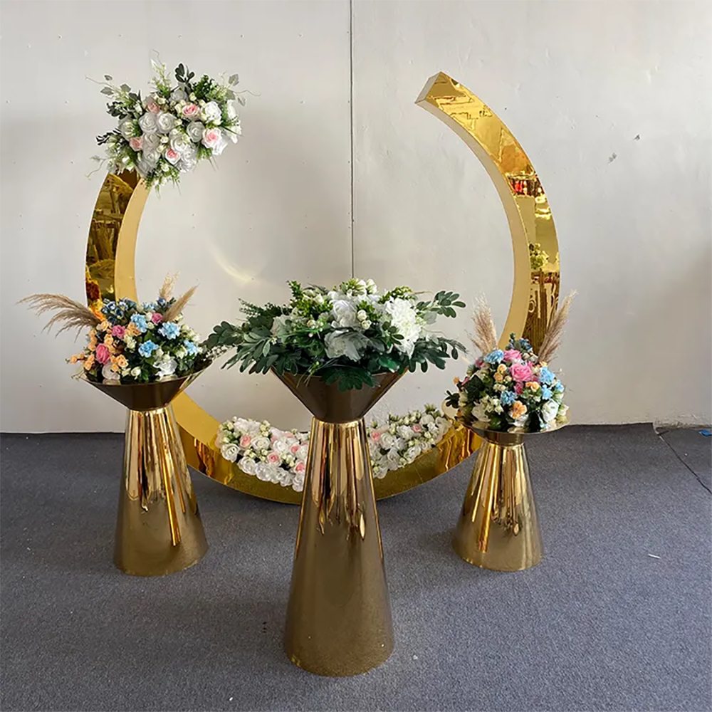 Hot Sale Gold Trim Flower Acry - Supplier Wedding บทวิจารณ์และราคา