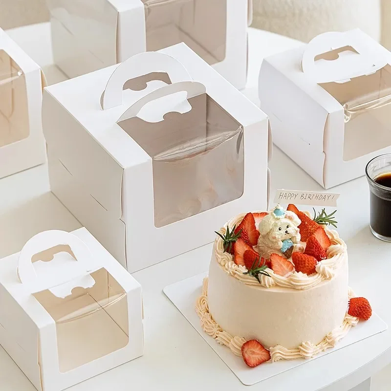 10pcs White Cake Box with Hand - Wedding Cake Supply บทวิจารณ์และราคา