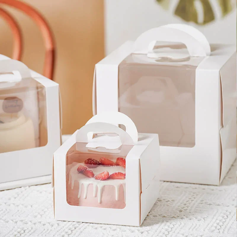 10pcs White Cake Box with Hand - Wedding Cake Supply บทวิจารณ์และราคา