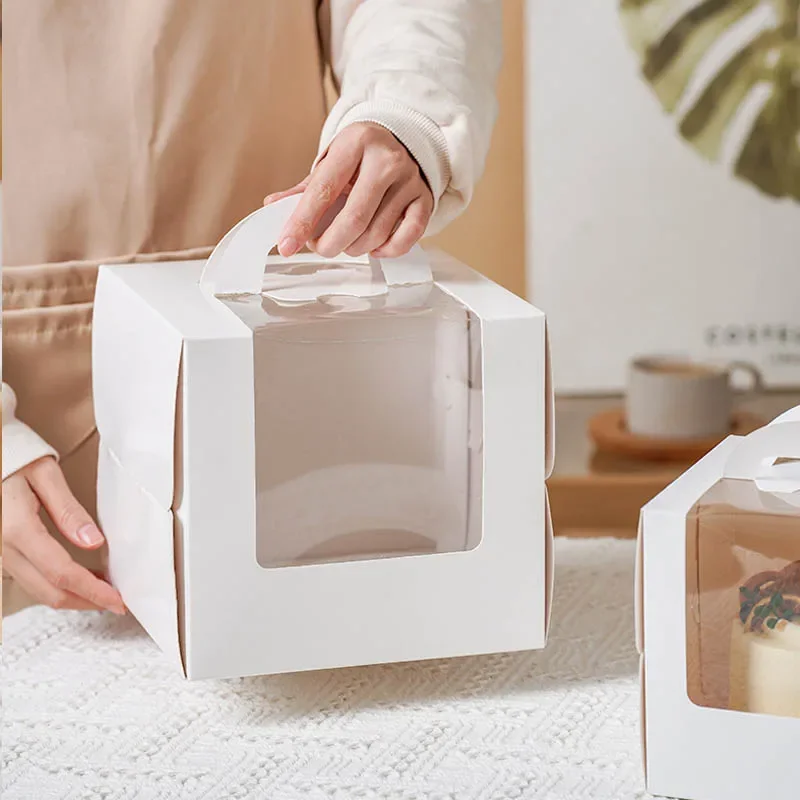 10pcs White Cake Box with Hand - Wedding Cake Supply บทวิจารณ์และราคา