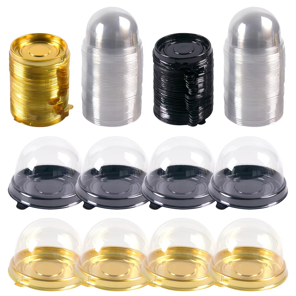 50pcs Mini Transparent Cake Bo - Wedding Cake Supply บทวิจารณ์และราคา