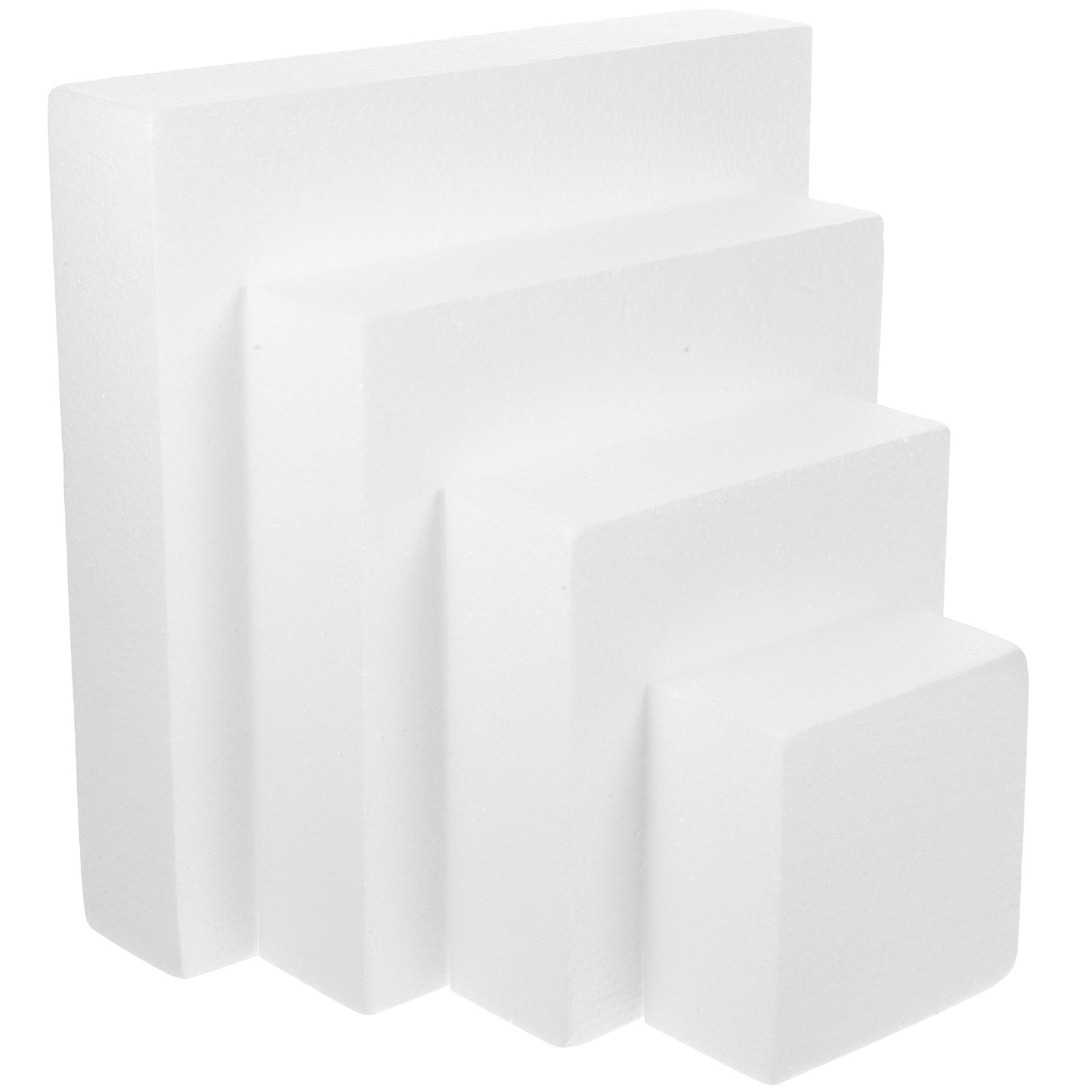 4Pcs Cake Dummy Foam Cubic Sha - Wedding Cake Supply บทวิจารณ์และราคา
