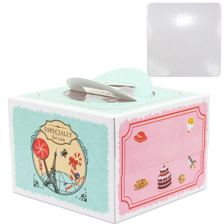 5pcs 8inch cake box with windo - Supplier Wedding บทวิจารณ์และราคา