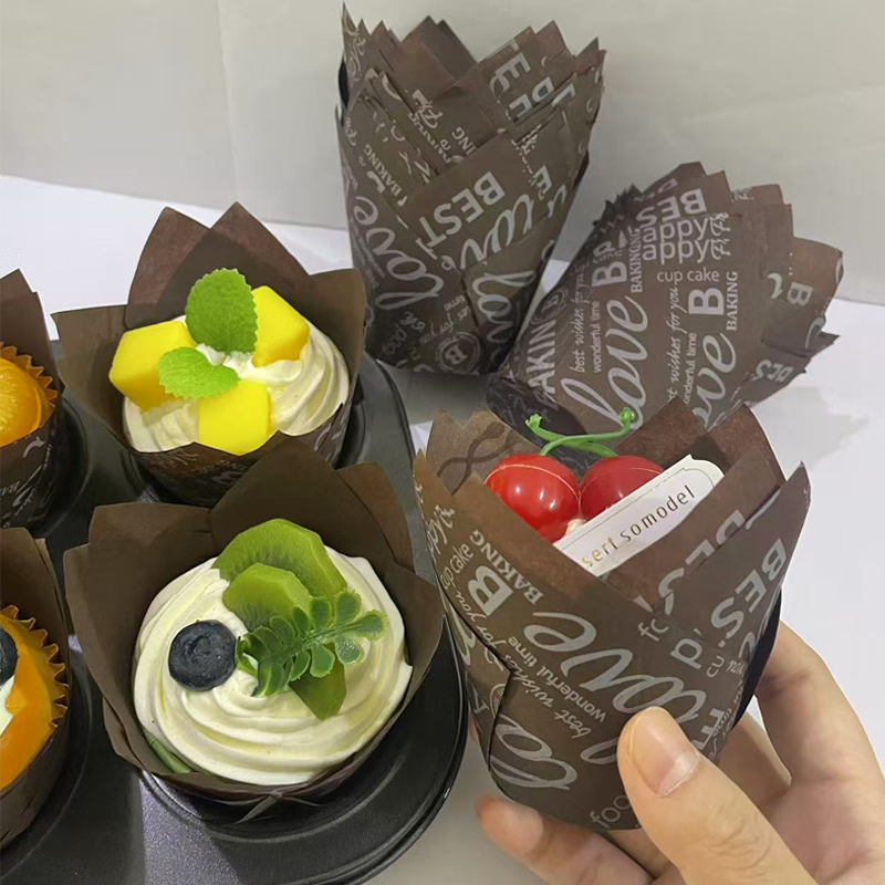 50Pcs/100Pcs Coffee-Themed Tul - Wedding Cake Supply บทวิจารณ์และราคา