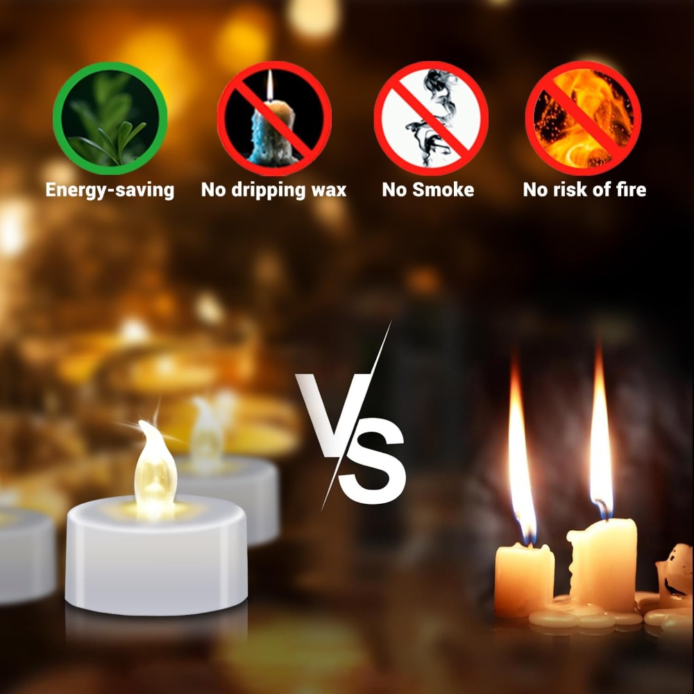 Flameless Battery Operated LED - Wedding Supply Decor บทวิจารณ์และราคา