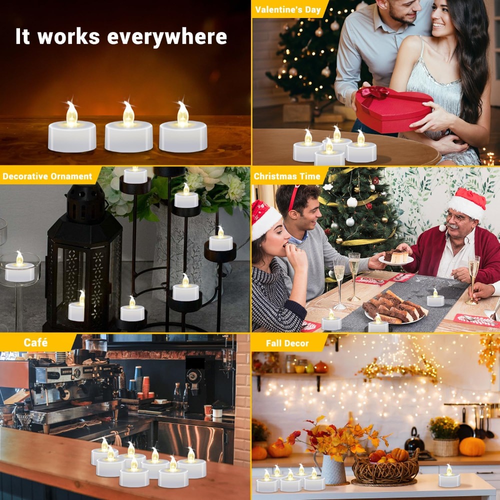 Flameless Battery Operated LED - Wedding Supply Decor บทวิจารณ์และราคา