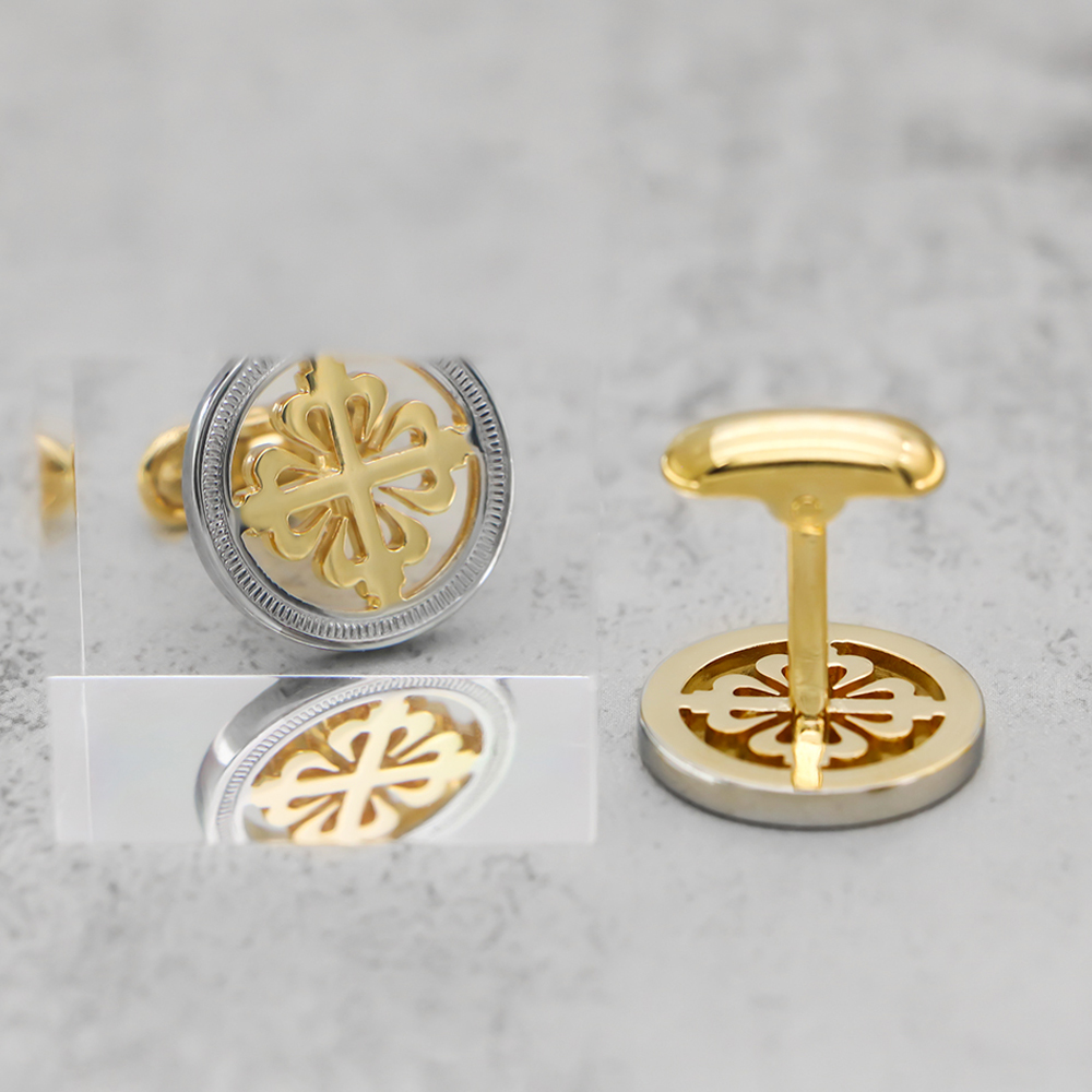 Luxury Iris Flower Cufflinks H - Wedding Supply Factory บทวิจารณ์และราคา