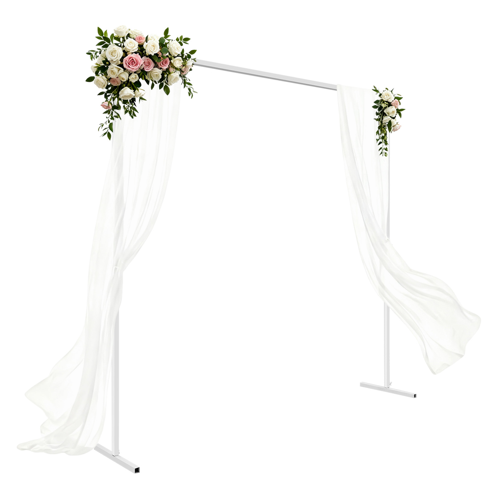 6.6x6.6FT Square Metal Wedding - Wedding Balloon Arch บทวิจารณ์และราคา
