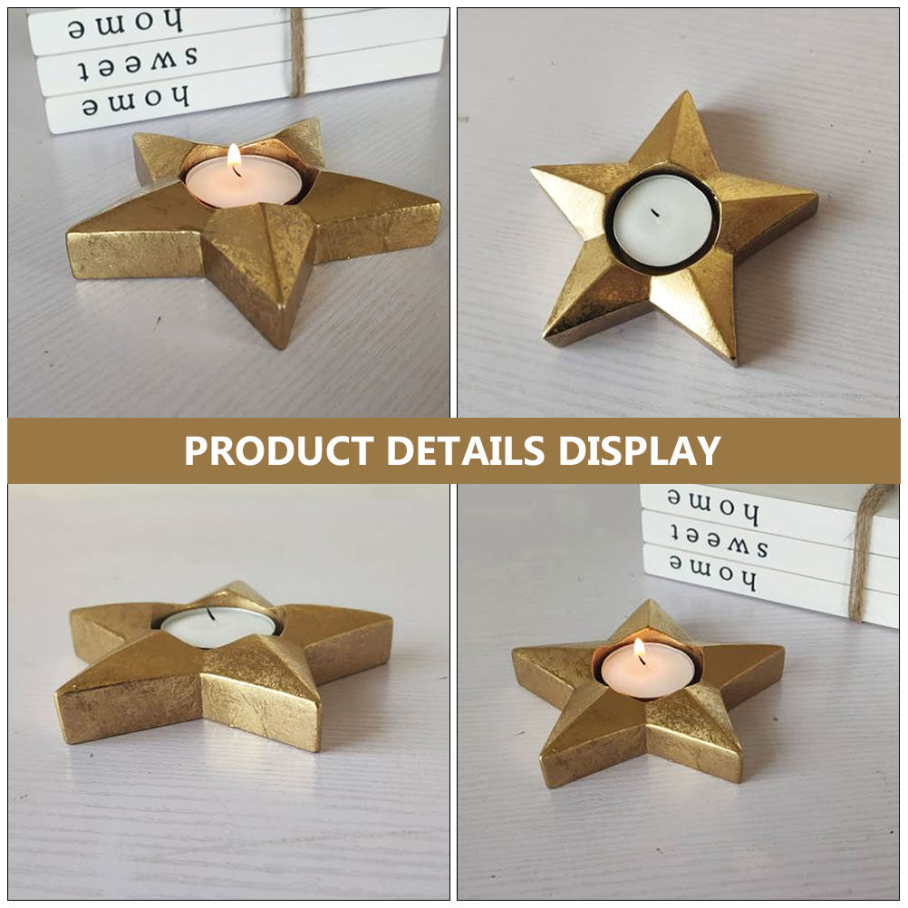 2Pcs Resin Craft Candlesticks  - Wedding Supply Decor บทวิจารณ์และราคา