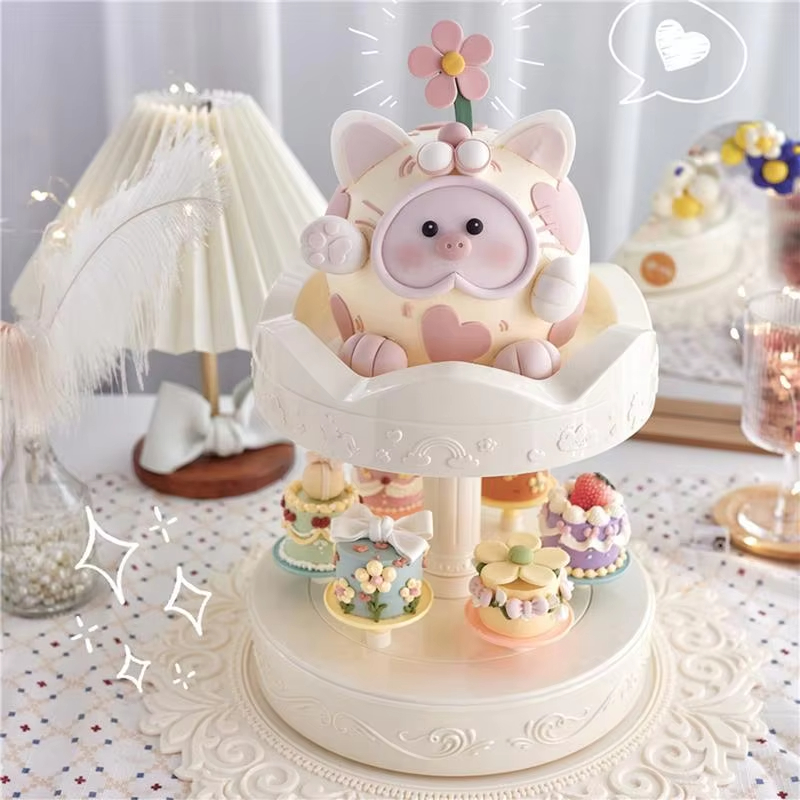 2-tier Automatic Rotating Cake - Wedding Cake Supply บทวิจารณ์และราคา