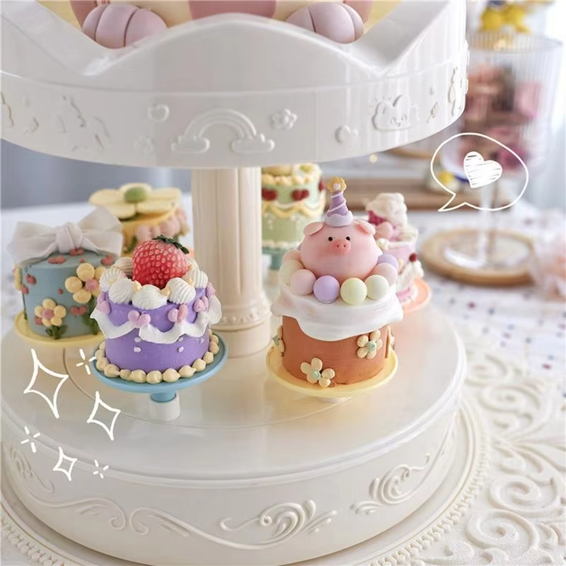 2-tier Automatic Rotating Cake - Wedding Cake Supply บทวิจารณ์และราคา