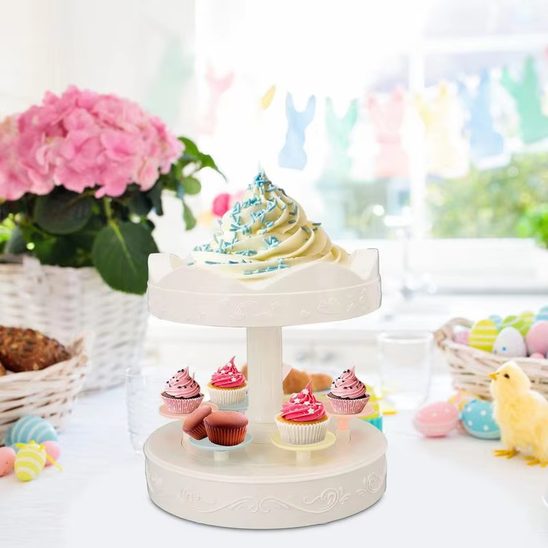 2-tier Automatic Rotating Cake - Wedding Cake Supply บทวิจารณ์และราคา
