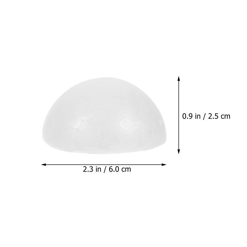50Pcs White Half Ball Foam Flo - Wedding Supply Decor บทวิจารณ์และราคา