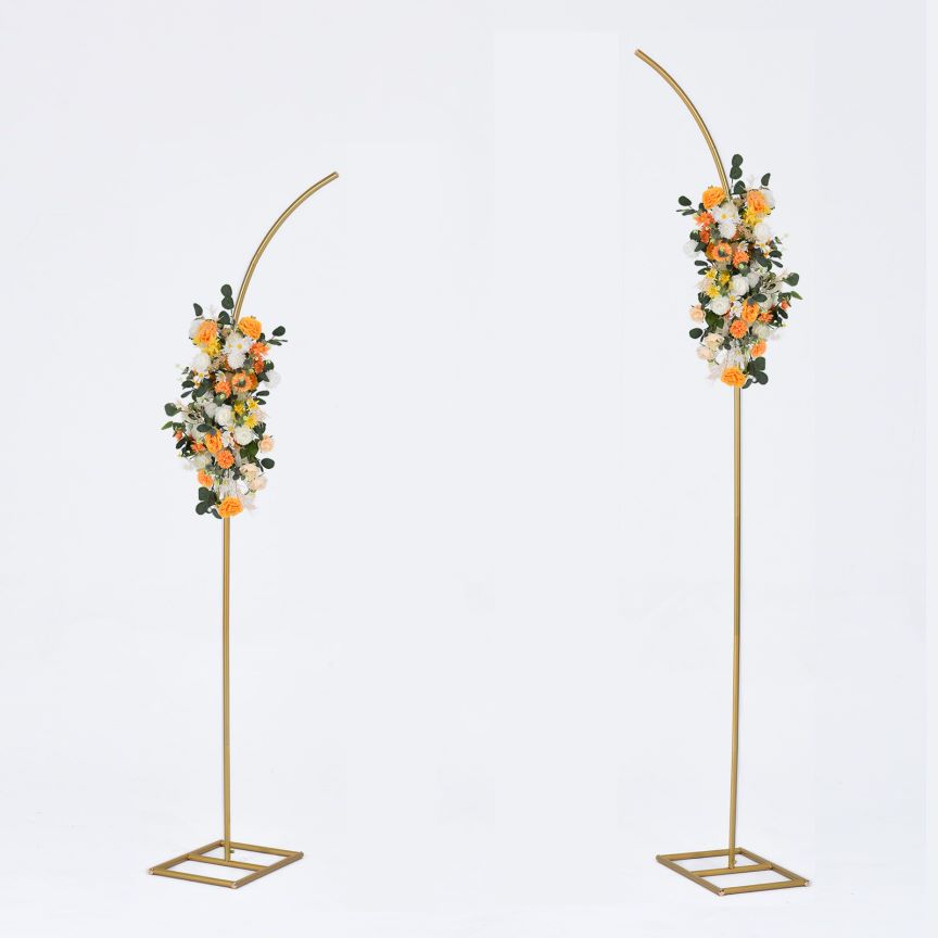 2pcs Metal Arch Backdrop Stand - Wedding Balloon Arch บทวิจารณ์และราคา