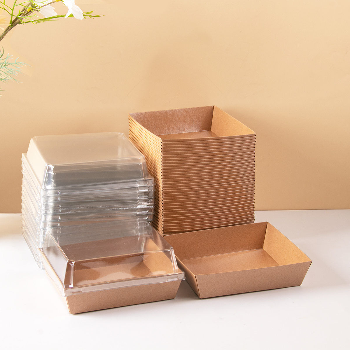 10pcs Kraft Paper Cake Dessert - Wedding Cake Supply บทวิจารณ์และราคา