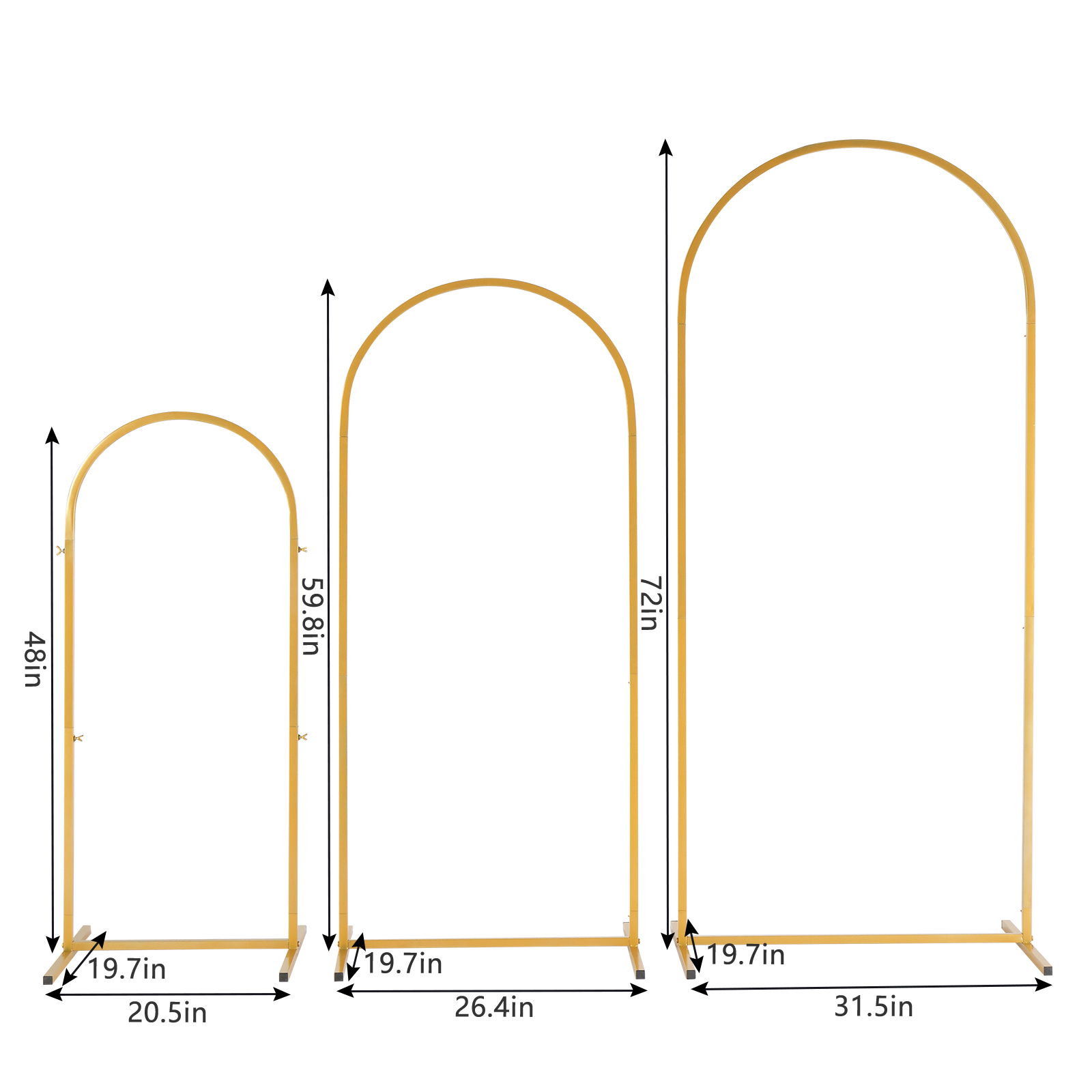 Golden metal balloon arch brac - Wedding Balloon Arch บทวิจารณ์และราคา