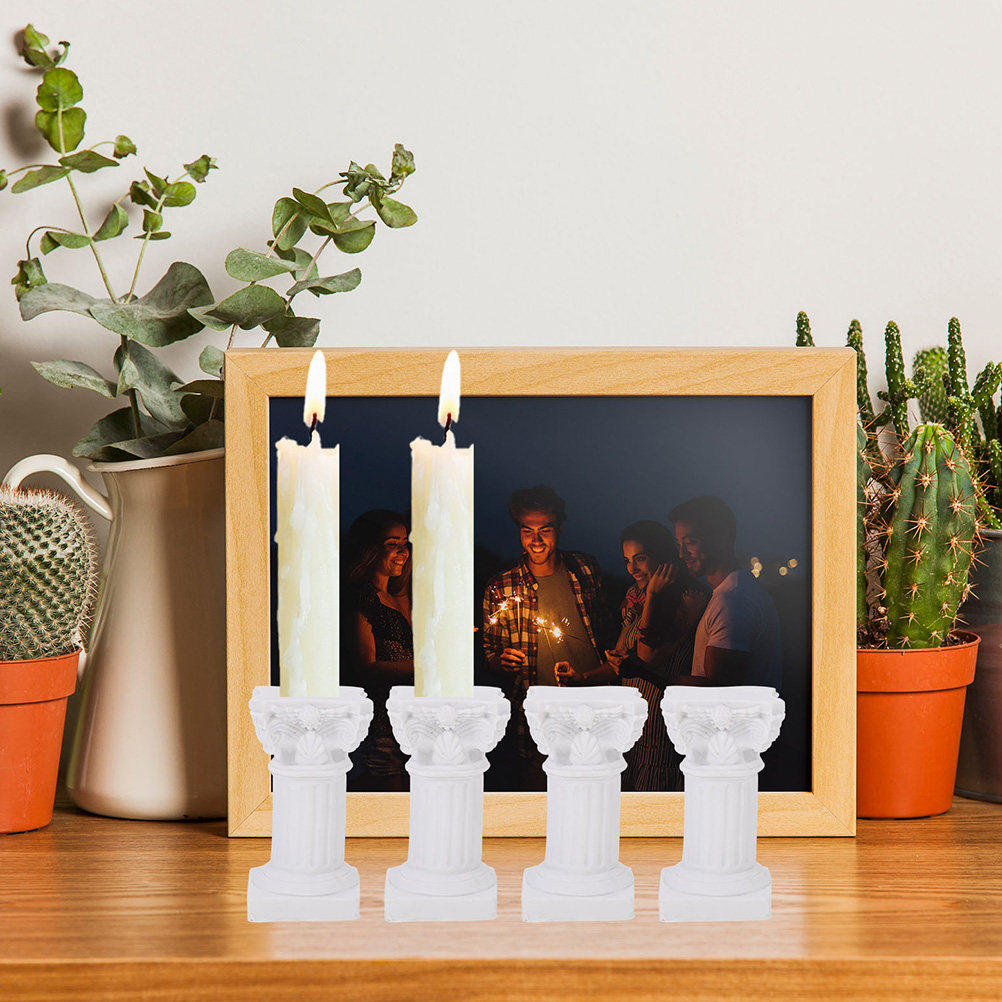4Pcs Roman Column Holders Resi - Wedding Supply Decor บทวิจารณ์และราคา
