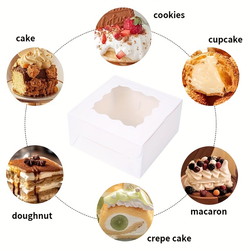 10Pcs Kraft Paper Cake Candy B - Wedding Cake Supply บทวิจารณ์และราคา