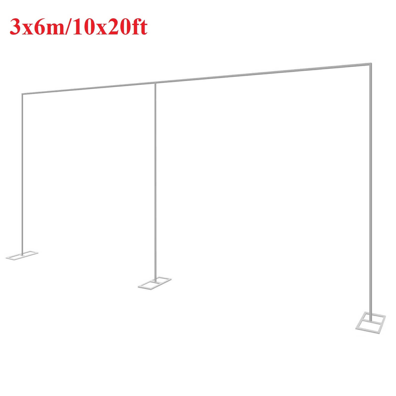 3x6m/10x20ft Metal Wedding Arc - Wedding Balloon Arch บทวิจารณ์และราคา