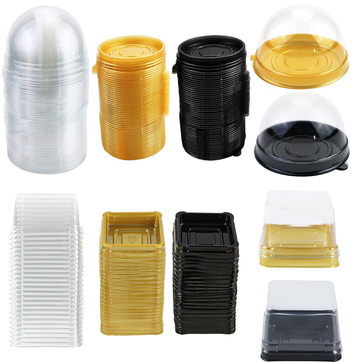 Transparent Cake Dessert Box C - Wedding Cake Supply บทวิจารณ์และราคา