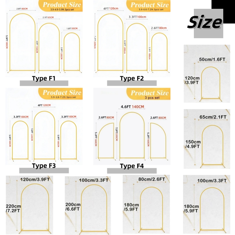 EU Warehouse Gold Metal Balloo - Wedding Balloon Arch บทวิจารณ์และราคา