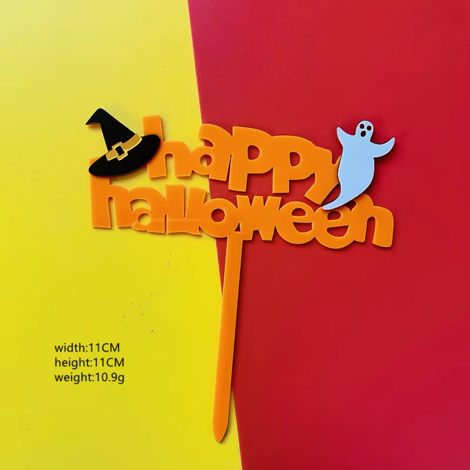 Happy Halloween Acrylic Cake T - Wedding Supply Factory บทวิจารณ์และราคา