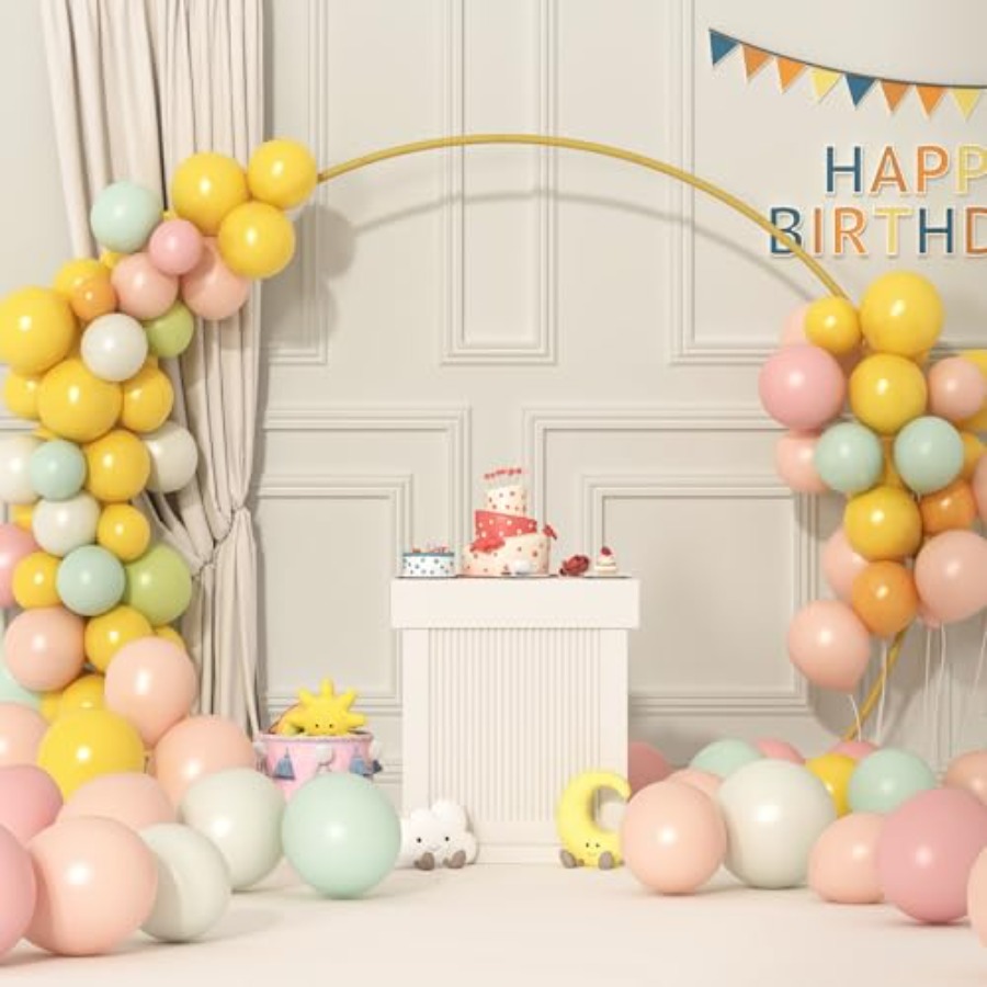 Metal Arch Backdrop Stand Ball - Wedding Balloon Arch บทวิจารณ์และราคา