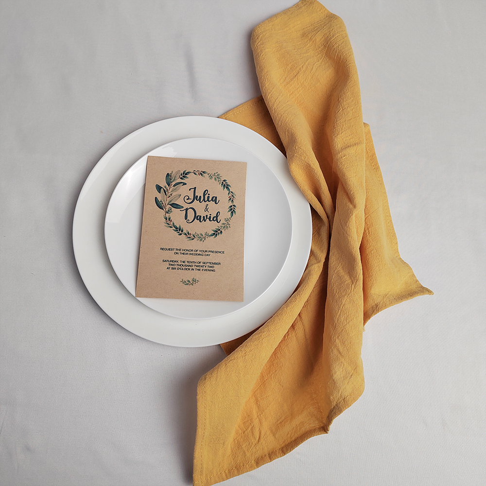 10 PCS Cloth Napkins 40x40cm C - Wedding Supply Factory บทวิจารณ์และราคา