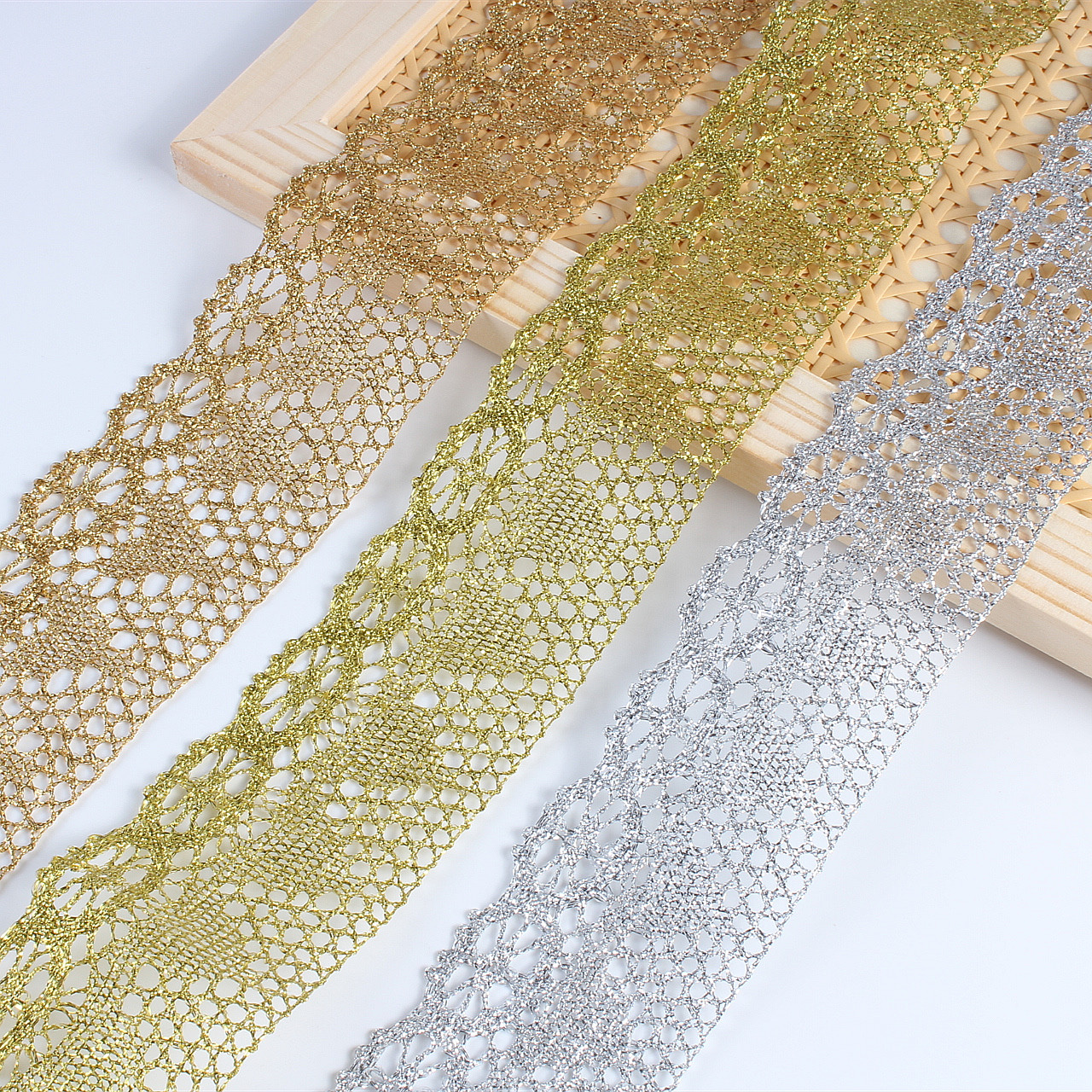 5cm wide, 10yards Gold Thread  - Supplier Wedding บทวิจารณ์และราคา