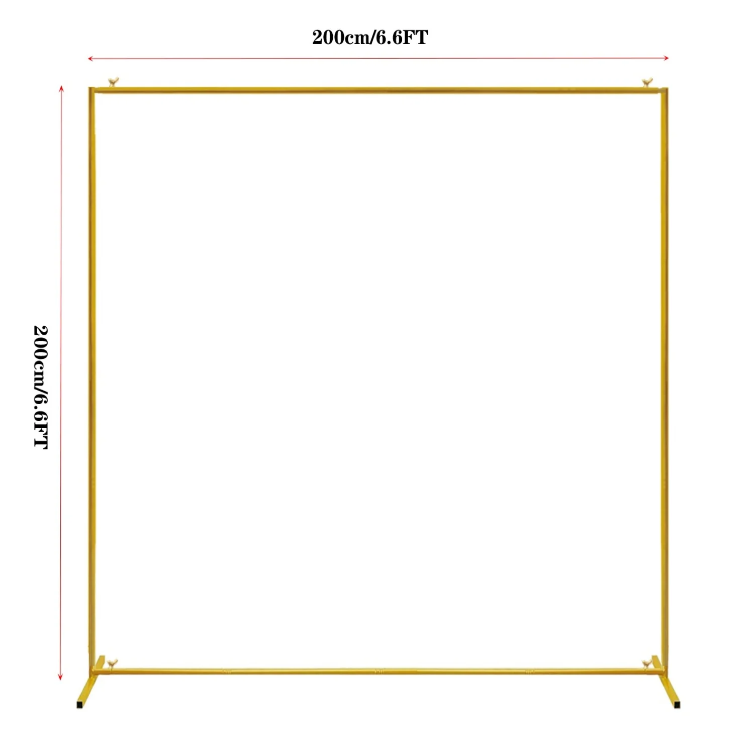 Gold Wedding Arches Square Bac - Wedding Balloon Arch บทวิจารณ์และราคา